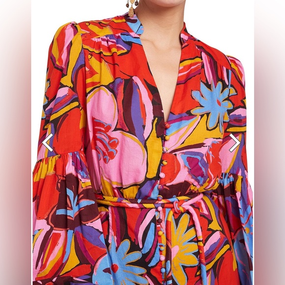 Rebecca Vallence | Positano Short Kaftan Beach Dress - Picture 14 of 14